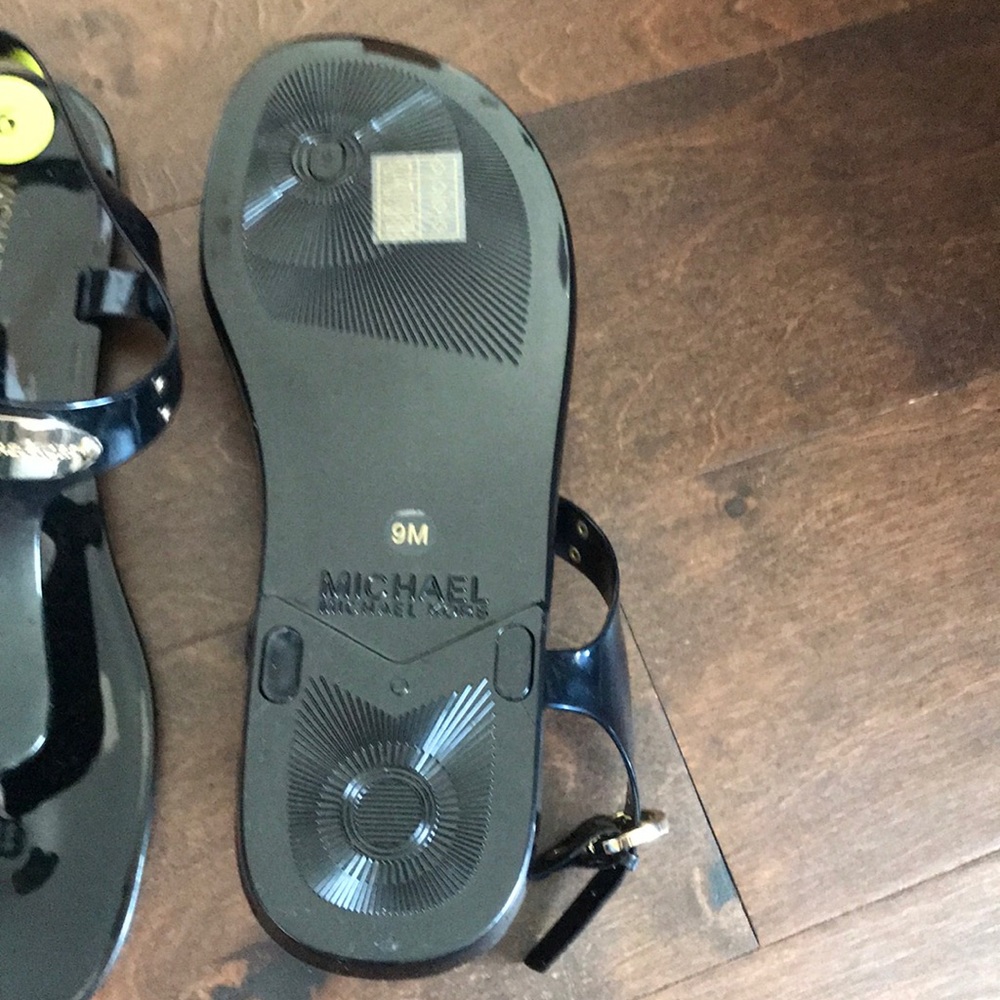 Michael Kors black sandals Sz 9 - Picture 3 of 3